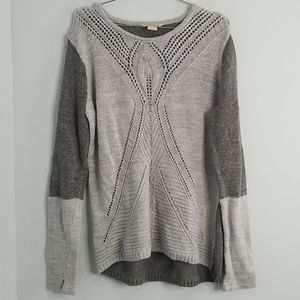 Natural Reflections gray sweater boho